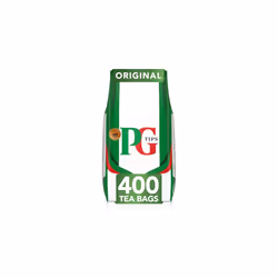 PG Tips Original Black Tea Bags Bulk Flavourful & Full-bodied Perfect Flavour Release 400 Plant Based Biodegradable Teabags