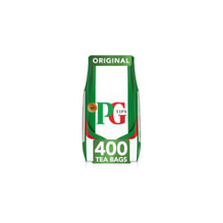 PG Tips Original Black Tea Bags Bulk Flavourful & Full-bodied Perfect Flavour Release 400 Plant Based Biodegradable Teabags