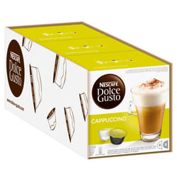 NESCAF? Dolce Gusto Cappuccino Coffee Pods (Pack of 3, Total 48 Capsules)