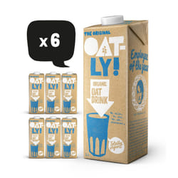 Oatly Oat Drink Organic 1 Litre (Pack of 6)