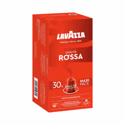 Lavazza, Qualit? Rossa, 30 Aluminium Capsules Compatible with Nespresso Original Machines, with Chocolate and Dried Fruit Not ...