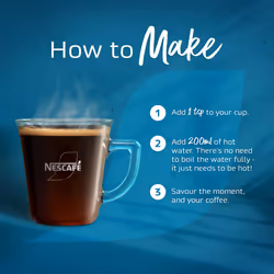 NESCAF? Gold Blend Decaf Premium Instant Coffee, Rich Aroma and Smooth Taste Gold Blend Decaf Coffee, 200g (Pack of 1)