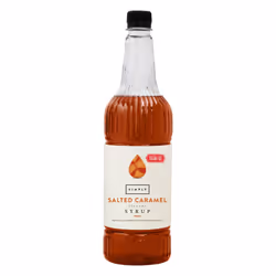 Simply Sugar Free Salted Caramel Syrup, Low Calorie, Vegan & Nut Free Flavoured Syrup for Coffee, Cocktails & Baking (1 Litre ...