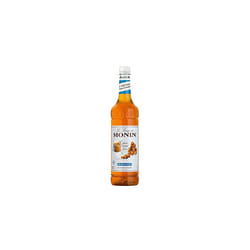 MONIN Premium Salted Caramel No Added Sugar Syrup 1L for Coffee and Cocktails. Vegan-Friendly, Allergen-Free, 100% Natural Flavours and Colourings.