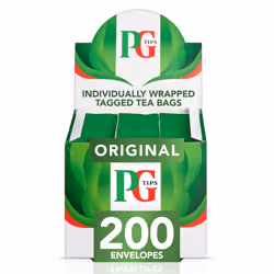 PG Tips Original, Black Tea Bags Bulk, Individually Wrapped String & Tag Teabags, Signature Taste, Refreshing & Flavourful, 2 ...