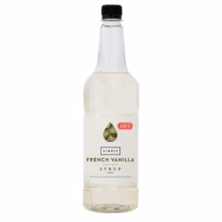Simply Sugar Free French Vanilla Syrup, Low Calorie, Vegan & Nut Free Flavoured Syrup for Coffee, Cocktails & Baking (1 Litre ...