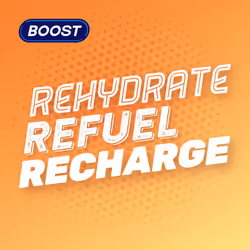 Boost Sports Drink Orange Flavour 12 Isotonic Drink with Vitamin B12 and B6 Electrolyte Drink Maximum Hydration Drinks Low Calorie Vegan Adult Soft
