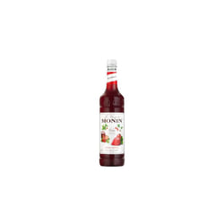 MONIN Premium Strawberry Syrup 1L for Cocktails and Mocktails. Vegan-Friendly, Allergen-Free, 100% Natural Flavours and Colourings
