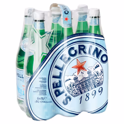 San Pellegrino Sparkling Natural Mineral Water 6x1L