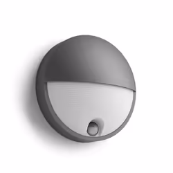 Philips myGarden Capricorn LED Outdoor Wall Light with Motion Sensor. [Anthracite] 1 x 6 W Integrated LED Light. For Garden a ...
