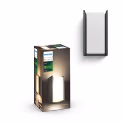 Philips Hue Turaco White LED Smart Outdoor Wall Light, Works with Alexa, Google Assistant and Apple HomeKit