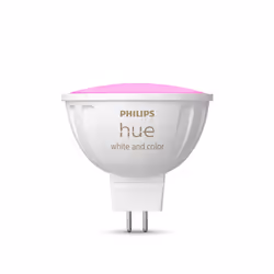 Philips Hue LED Smart Light spot - White and Coloured Light - 1 Pack - MR16