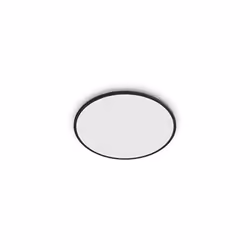 Philips LED Superslim Outdoor Ceiling Light 15W [Cool White - Black] Water Resistant IP54, for Garden, Patio and Terrace Ligh ...
