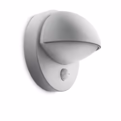 Philips myGarden June Outdoor Wall Light with Motion Sensor 42 W Bulb Not Included Grey