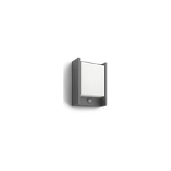Philips myGarden Arbour LED Outdoor Wall Light with Motion Sensor [Anthracite] 1 x 6 W Integrated LED Light, For Garden and Patio Lighting