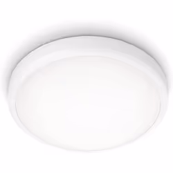 Philips LED Doris Bathroom Ceiling Light 4000K 17W IP44 [Cool White - White] for Indoor Lighting, Bathroom and Kitchen