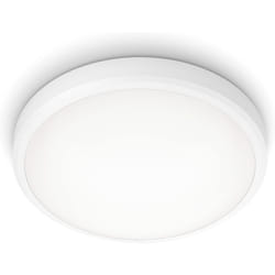 Philips LED Doris Bathroom Ceiling Light 4000K 17W IP44 [Cool White - White] for Indoor Lighting, Bathroom and Kitchen