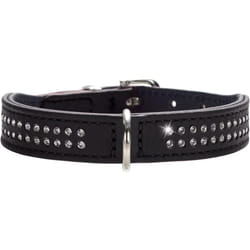 Hunter Dog Collar Nappa Leather Diamond Petit