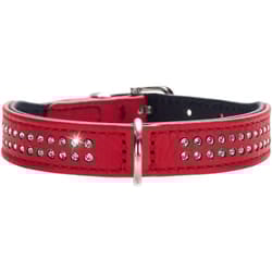 Hunter Dog Collar Nappa Leather Diamond Petit