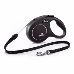 FLEXI? New Classic Retractable Dog Leash (Cord), Ergonomic, Durable and Tangle Free Pet Walking Leash for Dogs Up to 26 lbs,  ...