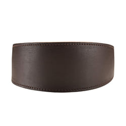 HUNTER Super Soft Greyhound Collar Leather Padded 37 (XS-S) Dark Brown