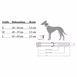 Hunter - Collar Softie Alu-Strong 40-55 cm red