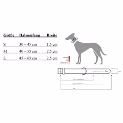 HUNTER Softie Alu-Strong Art-Nubuk Collar, 25/40 x 55 cm, Medium, Brown