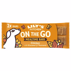 Lily's Kitchen Made with Natural Ingredients Chicken On the Go Bars for Dogs 16 x 40g