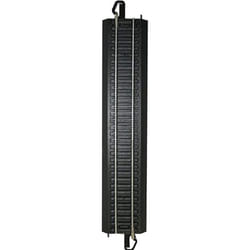 Bachmann Trains - Snap-Fit E-Z TRACK 9? STRAIGHT TRACK - BULK (50 pcs) - STEEL ALLOY Rail With Black Roadbed - HO Scale