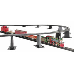 Bachmann 44595 Trains 18 PC Graduated PIER Set-for Use with HO or On30 Scale E-Z Track, White, M