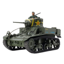 TAMIYA 35360-1:35 US M3 Stuart Late Production, Model Building, Plastic Kit, Hobby, Crafts, Gluing, Model Kit, Model, Assembly, Unpainted
