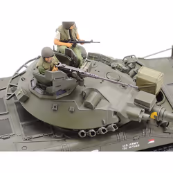 Tamiya TAM35365 Milit?r 35365-1:35 US M551 Sheridan Vietnam, Model Building, Plastic Construction kit, Unvarnished, Green