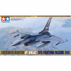 TAMIYA TMYTAM61101 Lockheed F-16C Falcon (-) (-) Model KIT, Black