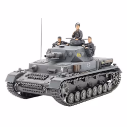 TAMIYA 35374-000 1:35 German Panzerkampfwagen IV Version F L24/75 mm, Model Kit, Plastic Kit, Assembly Kit, Detailed Replica, ...