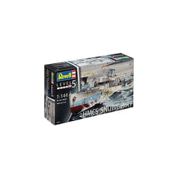 Revell 05132 Flower Class Corvette "HMCS Snowberry" 1:144 Scale Unbuilt/Unpainted Plastic Model Kit, Multi-color, 43.9 cm length