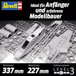 Revell 06781 Star Wars: The Mandalorian Razor Crest? (Din Djarin) 1:72 Scale Unbuilt/Unpainted Plastic Model Kit