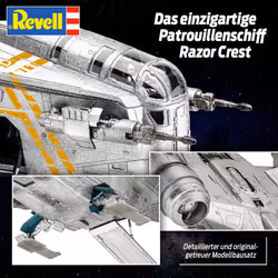 Revell 06781 Star Wars: The Mandalorian Razor Crest? (Din Djarin) 1:72 Scale Unbuilt/Unpainted Plastic Model Kit