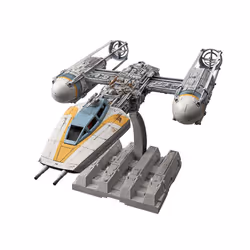 Revell (Bandai Original 01209 Star Wars Y-Wing Starfighter 1:72 Scale Unbuilt/Pre-Coloured/Clip-Together (Non-Glue) Plastic M ...