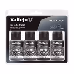 AV Vallejo Metal Color Set - Metallic Panel