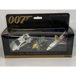 Corgi TY99283 James Bond Collection (Space Shuttle, Little Nellie, Lotus Esprit),White