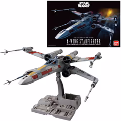 Revell (Bandai original) 01200 Star Wars X-Wing Starfighter (Luke Skywalker) 1:72 Scale Unbuilt/Pre-coloured/Clip-Together (N ...
