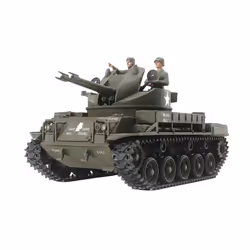 TAMIYA 300035161 Military 1:35 US Flak Tank M42 Duster, Faithful Replica, Model Building, Plastic Kit, Crafts, Hobby, Gluing, ...
