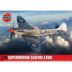 Airfix Model Set - A06102A Supermarine Seafire F.XVII Model Building Kit - Plastic Model Plane Kits for Adults & Children 8+, Set Includes Sprues &