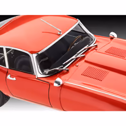 Revell 07668 Jaguar E-Type (Coup?) 1:24 Scale Unbuilt/Unpainted Plastic Model Kit, Red
