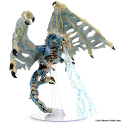 WizKids Dungeons and Dragons Icons of the Realms Miniatures, Boneyard - Blue Dracolich, DnD Miniatures