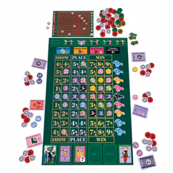 Alderac Entertainment Group | Ready Set Bet Board Game in English for All Family | Dice Rolling Party game for 2-9 Players | Horse Betting Game |
