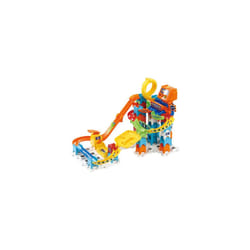 VTech Marble Rush Speedway, Construction Toys for Kids with 5 Marbles and 70 Building Pieces, Electronic Marble Run, Colour-Coded Building Toy, 4