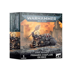 Games Workshop - Warhammer 40,000 - Space Marines Primaris Chaplain On Bike, Black