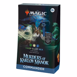 Magic The Gathering Commander Karlov Mansion Murders Deck - Clues Fishing (100 Card Deck, 2 Sample Booster + Accessories) (En ...