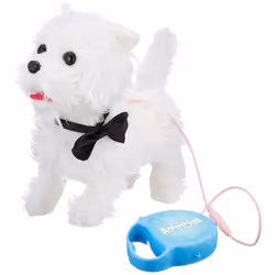 Tobar 17971 Walking and Barking Puppy West Highland White Terrier (Dog with Function/Remote Control)